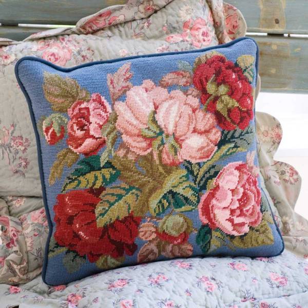 Blooming Roses Blue