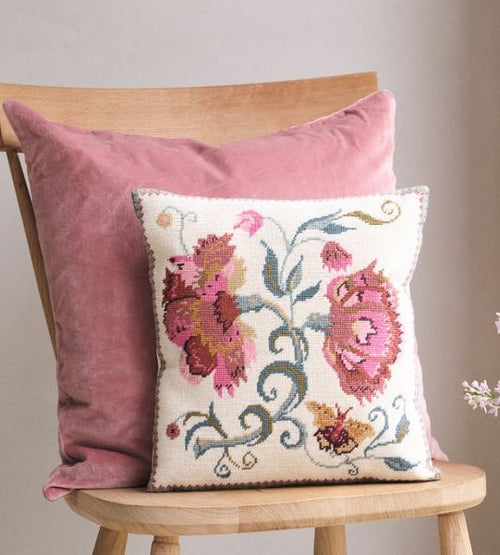 Carnation and butterfly