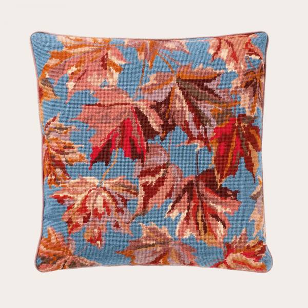 Maple Leaves Blue